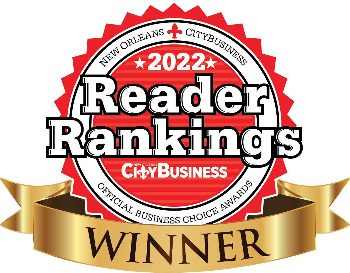 New Orleans CityBusiness 2022 Reader Ranking Official Business Choice Awards Winner 2022 — Property One