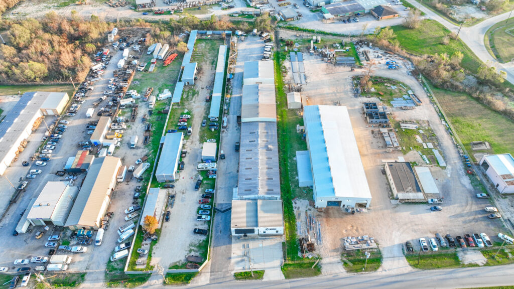 An aerial view of 2705 N. Concord in Belle Chasse, LA.